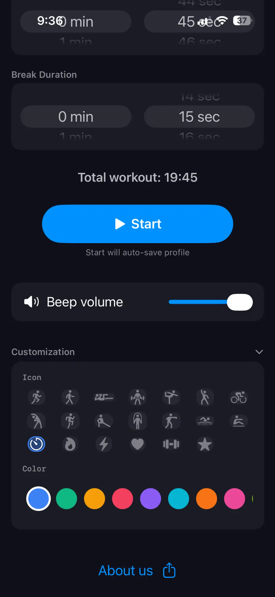 IntervalFree customization